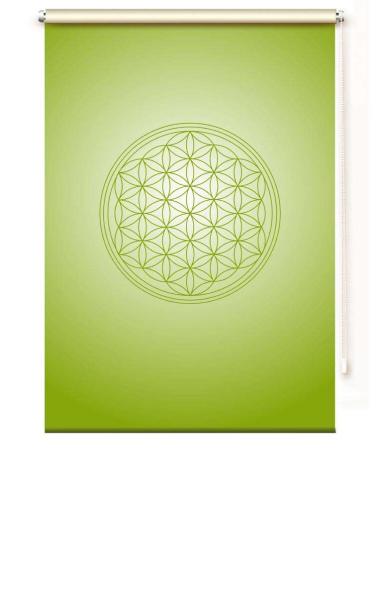 Extartiqe Duschrollo - Blume des Lebens green